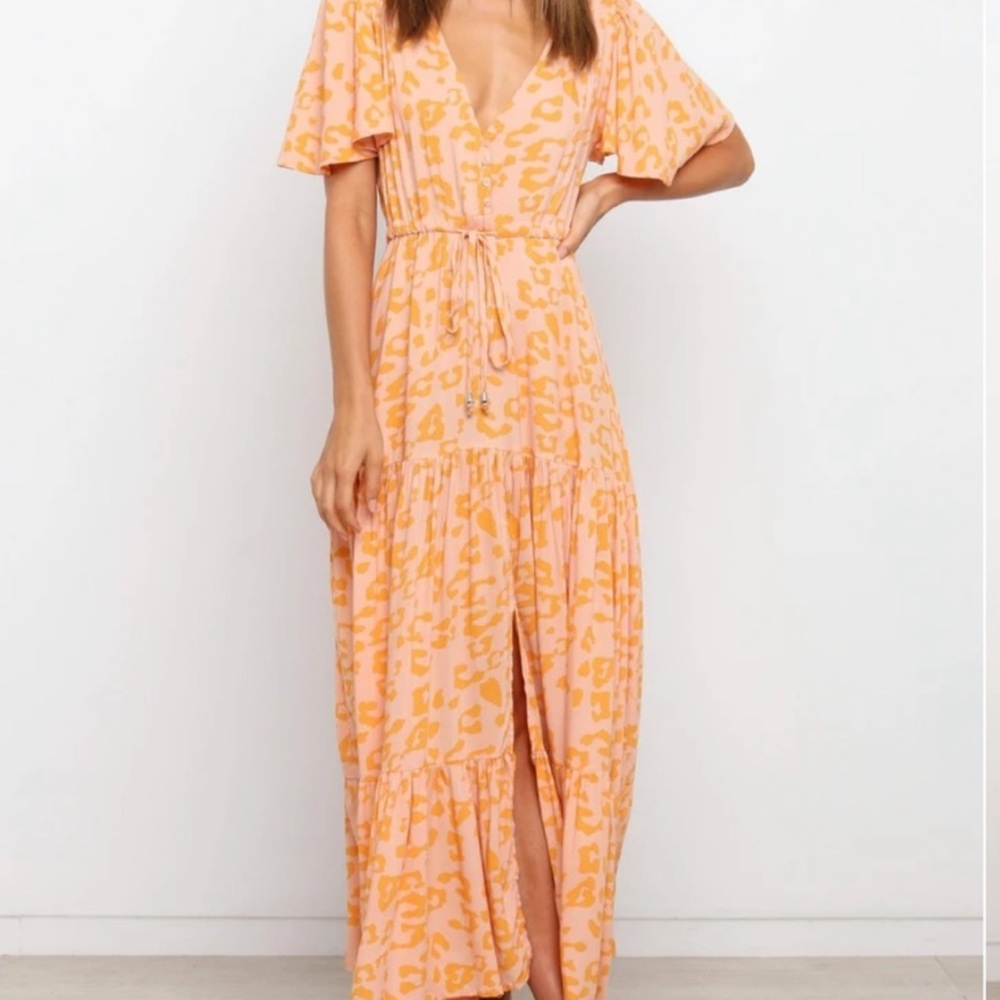 Petal & Pup leopard maxi dress